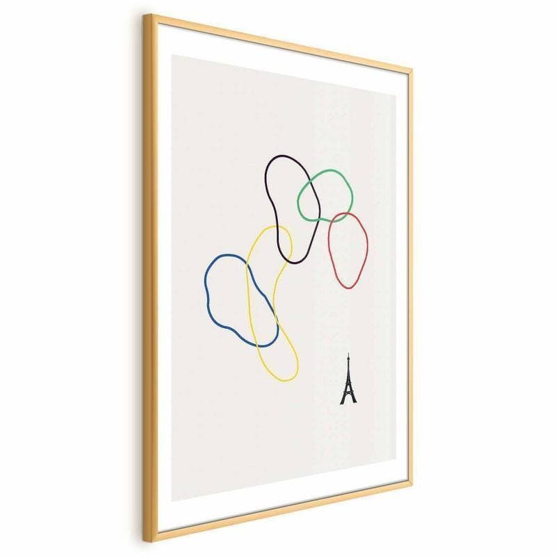 Poster - Colorful Circles - digital graphic - minimalism - 19