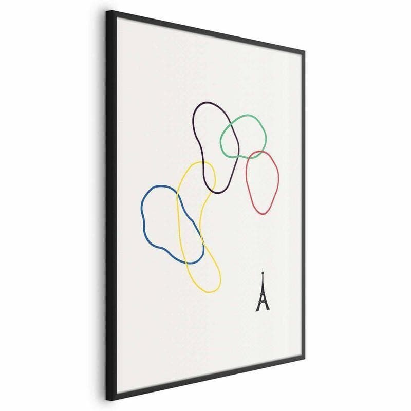 Poster - Colorful Circles - digital graphic - minimalism - 17