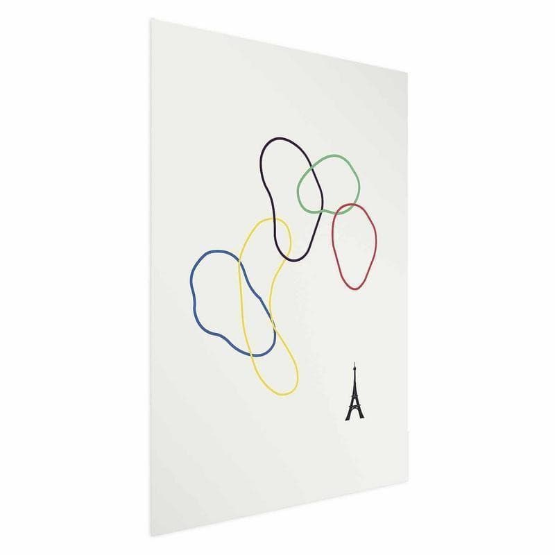 Poster - Colorful Circles - digital graphic - minimalism - 15