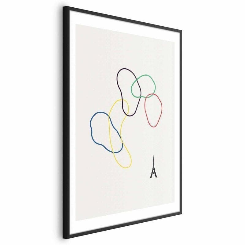 Poster - Colorful Circles - digital graphic - minimalism - 3