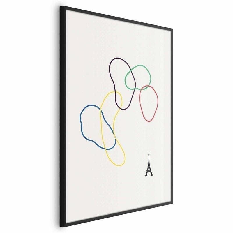 Poster - Colorful Circles - digital graphic - minimalism - 5