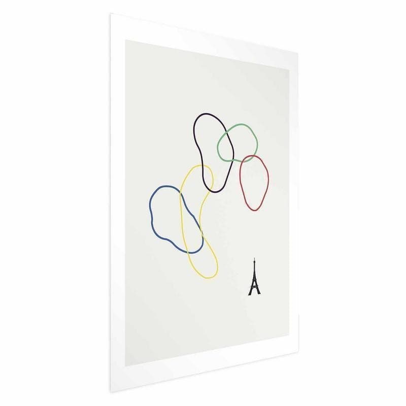 Poster - Colorful Circles - digital graphic - minimalism - 6