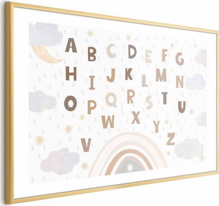 Poster - Letters in Muted Colors - 4