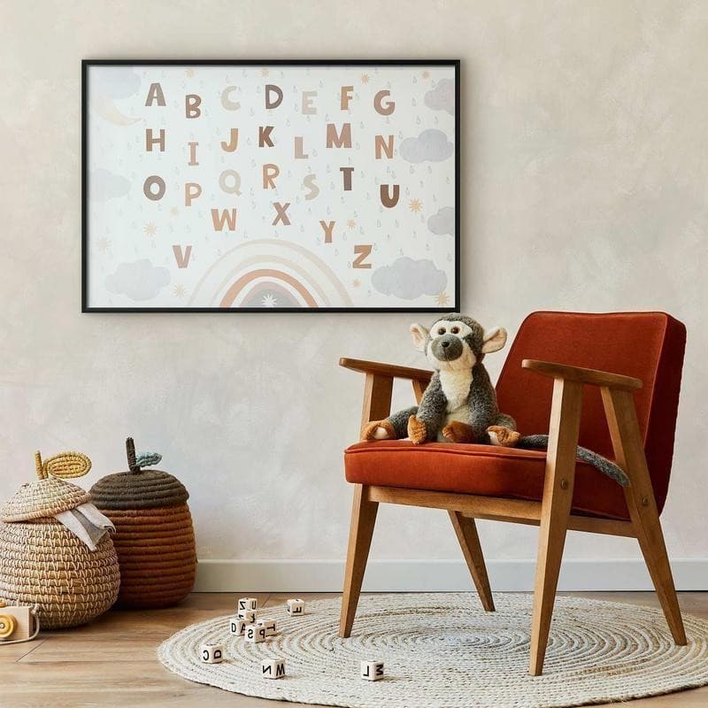 Poster - Letters in Muted Colors - 8