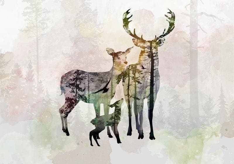 Carta da parati - Forest Family - 6