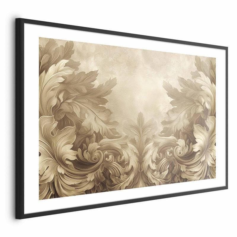 Poster - Carved Ornaments in Sepia Shades - 18