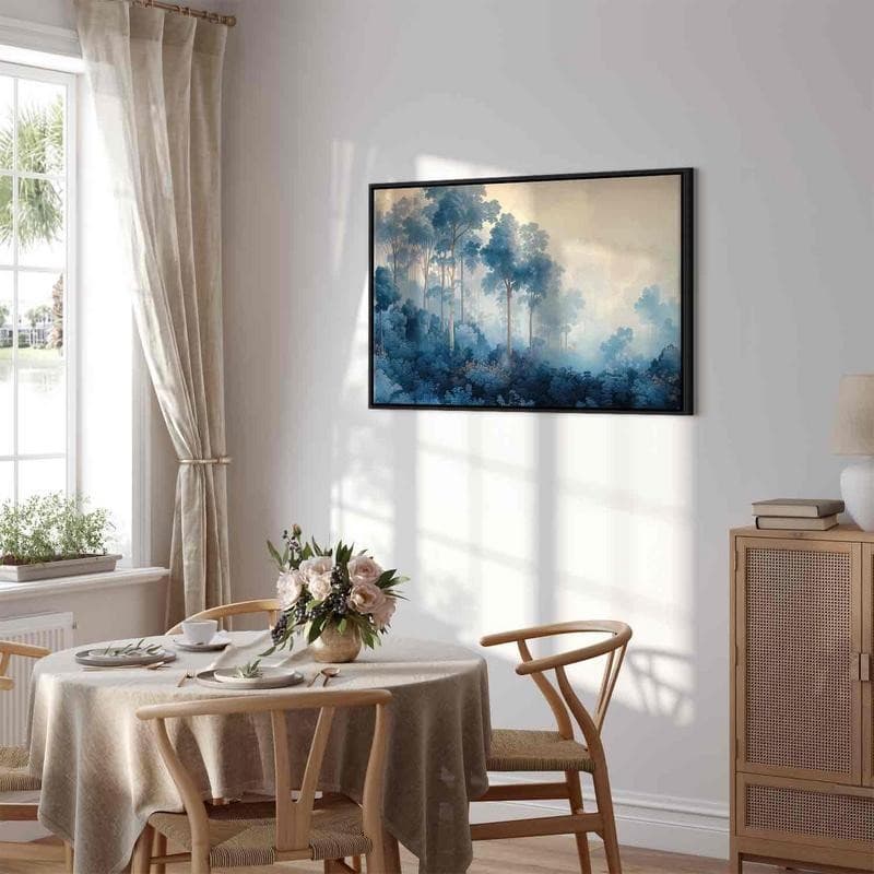 Quadro Foresta blu fatata - 12