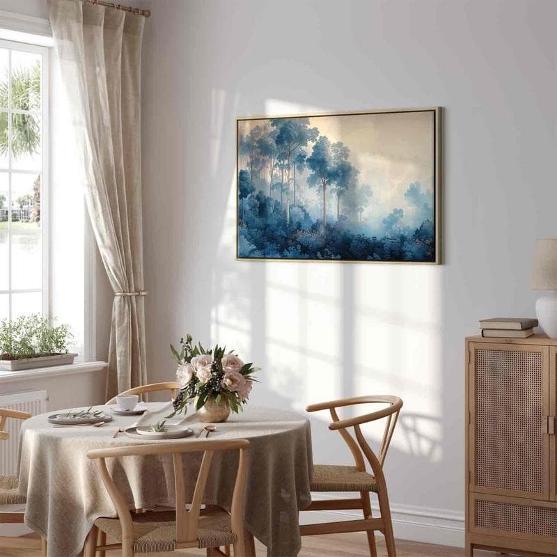 Quadro Foresta blu fatata - 13