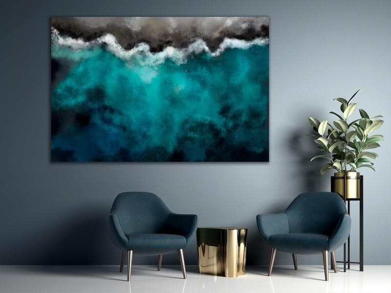 Quadro - Blue Lagoon (1 Part) Wide - 2