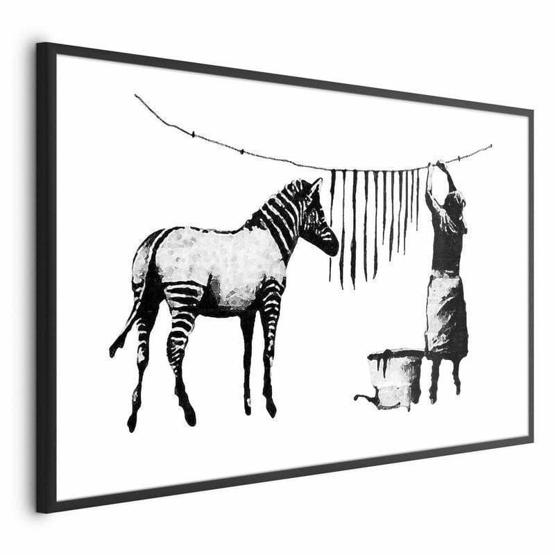 Poster - Banksy: Zebra Washing - 16