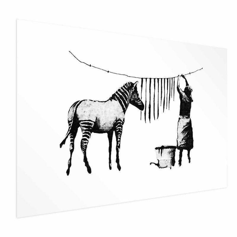 Poster - Banksy: Zebra Washing - 15