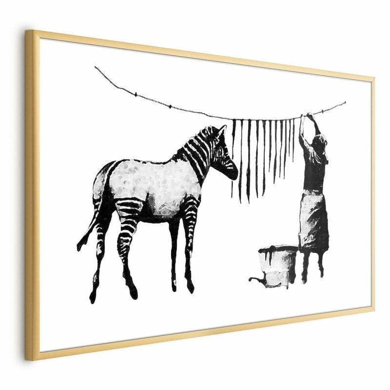 Poster - Banksy: Zebra Washing - 17