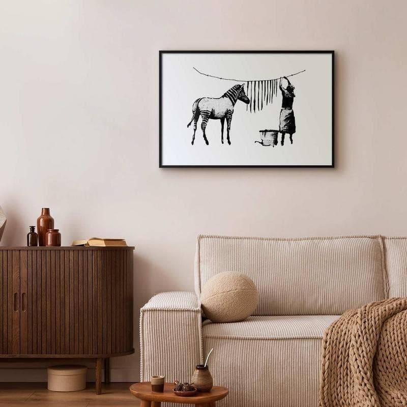 Poster - Banksy: Zebra Washing - 11