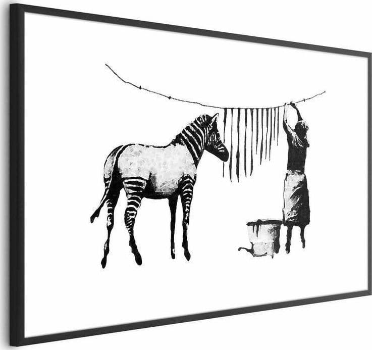 Poster - Banksy: Zebra Washing - 5
