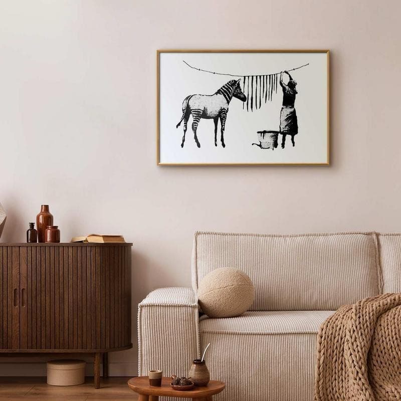 Poster - Banksy: Zebra Washing - 9