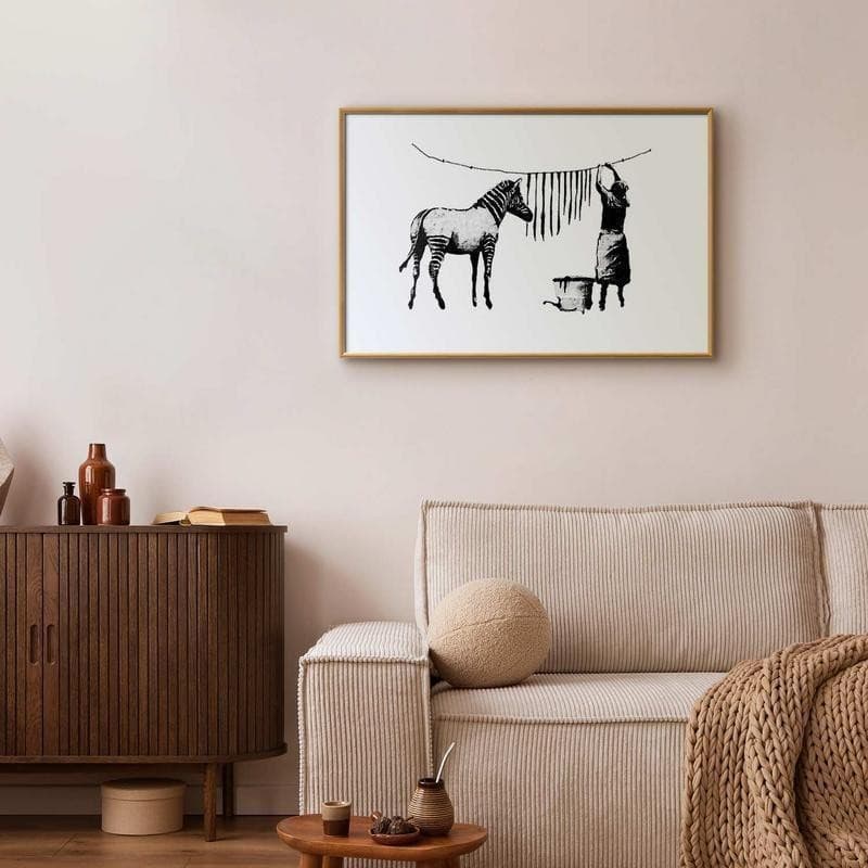 Poster - Banksy: Zebra Washing - 10