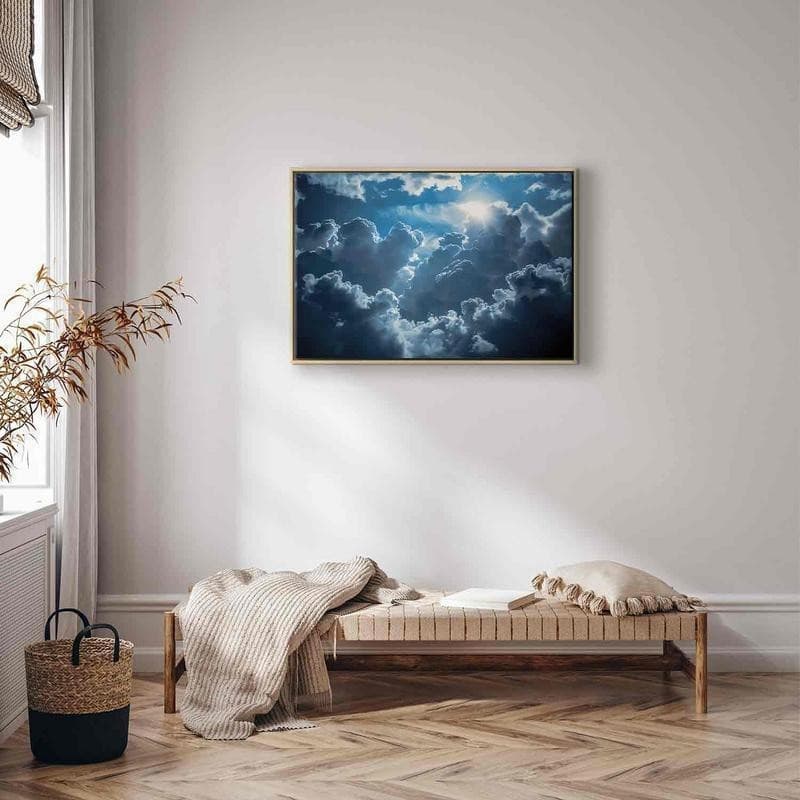 Quadro - Animated Scenery: The Sun Battling with Clouds - 6