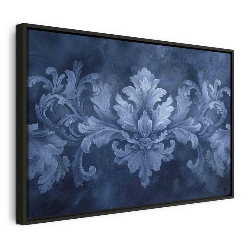 Quadro eleganza in blu e tonalità fredde - 21