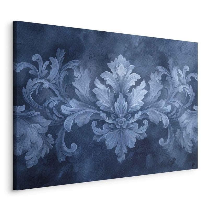 Quadro eleganza in blu e tonalità fredde - 20