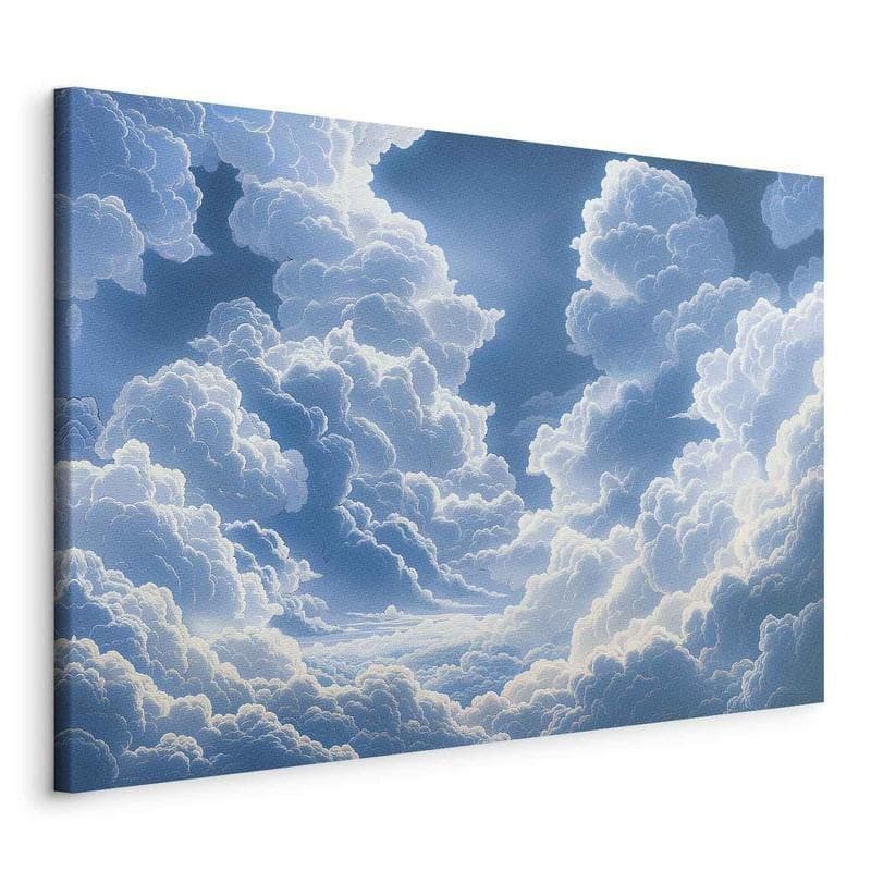 Quadro - Blue Sky Breaking Through White Fluffy Clouds - 20