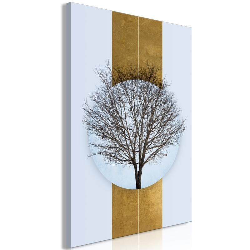 Quadro - Circle of Nature (1-part) - Tree Branches in Round Composition - 6