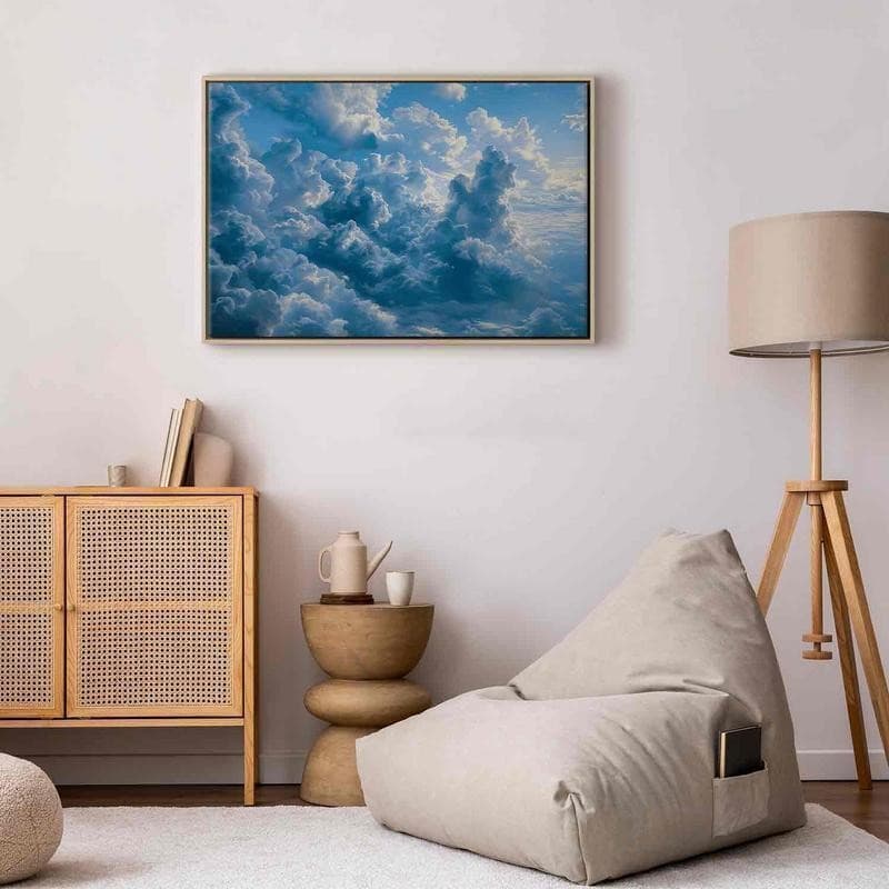 Quadro - Ocean in the Air: Waving Clouds Reflecting Morning Light - 11