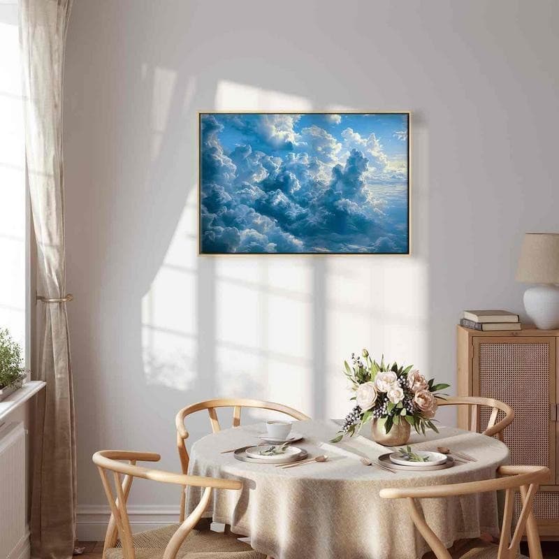 Quadro - Ocean in the Air: Waving Clouds Reflecting Morning Light - 13