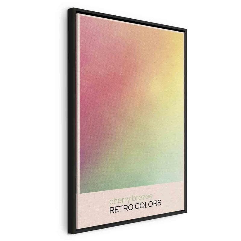 Quadro - Cherry Breeze - Pastel Gradient in Delicate Retro Colors - 20