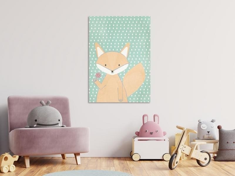 Quadro - Little Fox (1 Part) Vertical - 2
