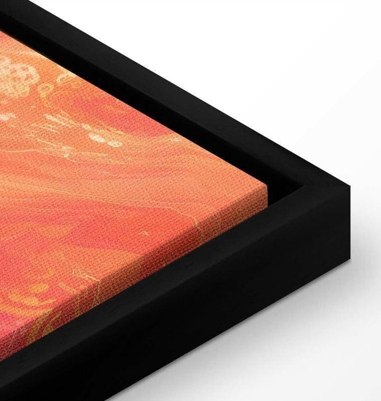 Quadro - Fiery Colors - Dynamic Shapes in Colors of Fire and Pink - 14