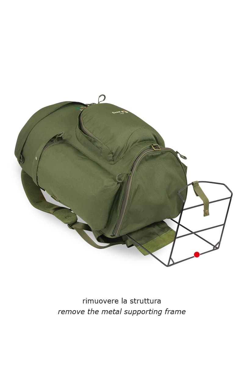 Marsupio Nuovo Forest PRO , Zaino Tecnico per Raccolta Funghi Unisex – Adulto, Verde, 50 - 6