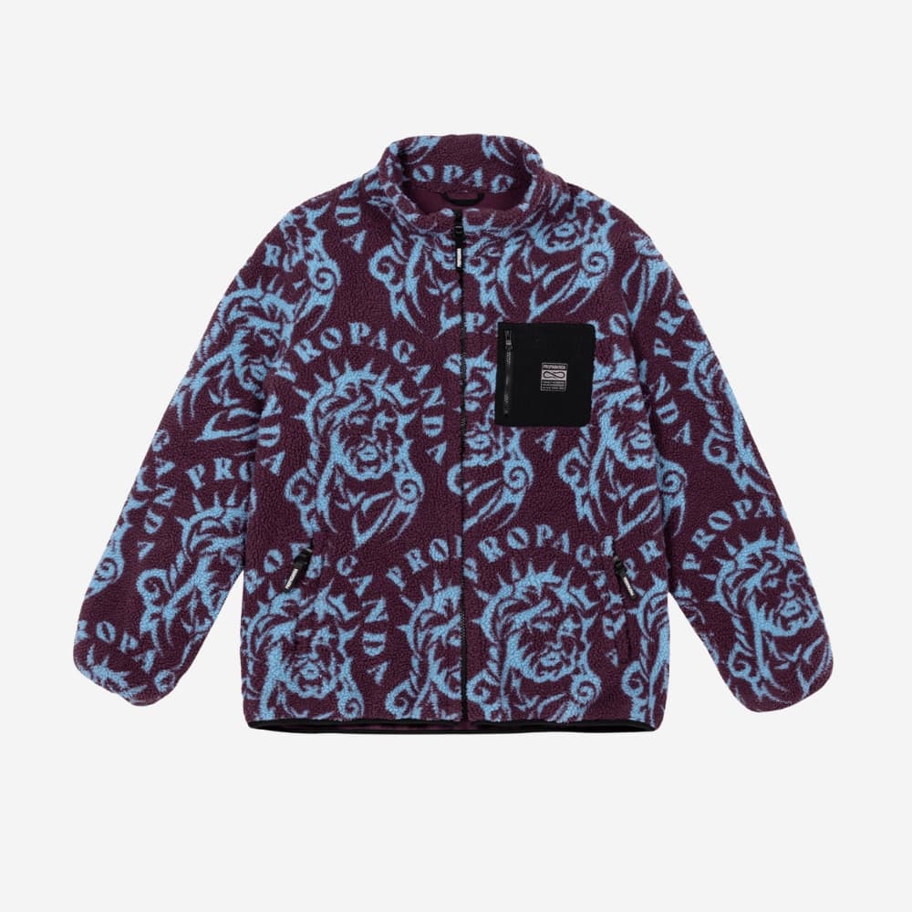 Pile Propaganda Sherpa Jkt Sacred Viola