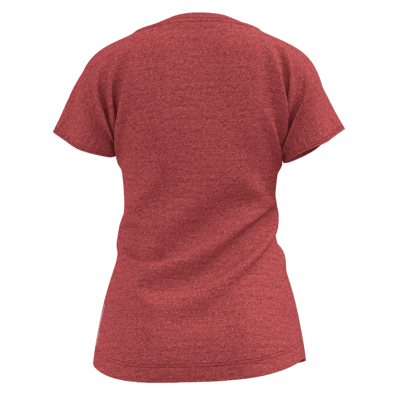 Great Escapes Linda lady t-shirt mineral red - 2