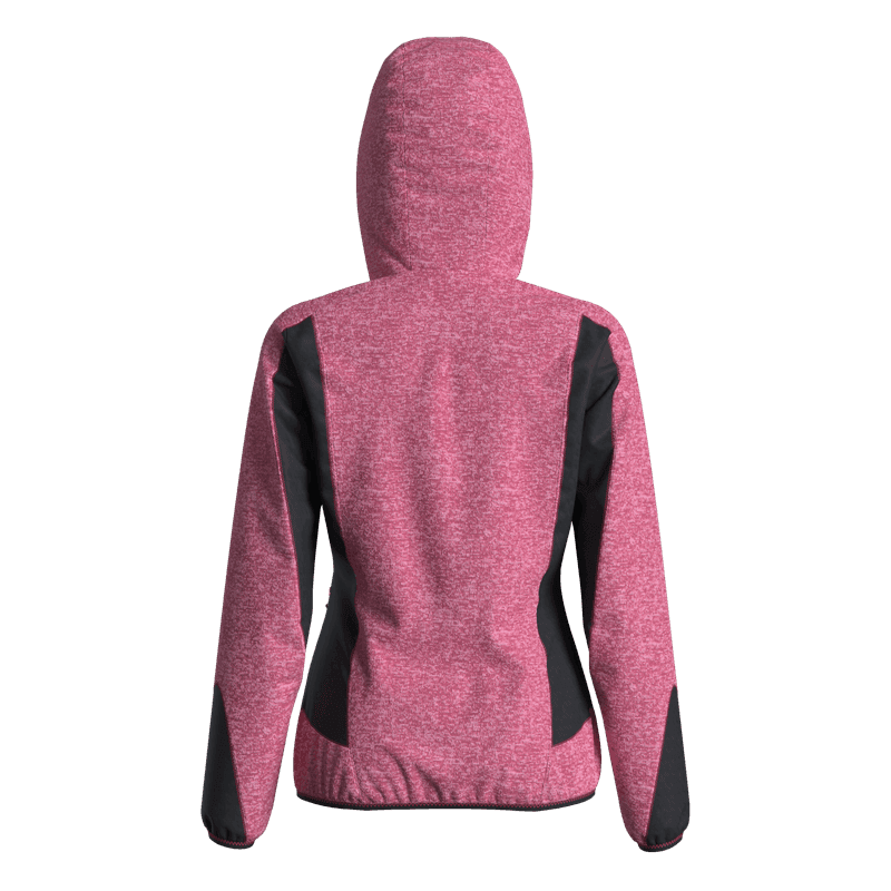 Great Escapes Lucy lady wool look fleece raspberry - 2