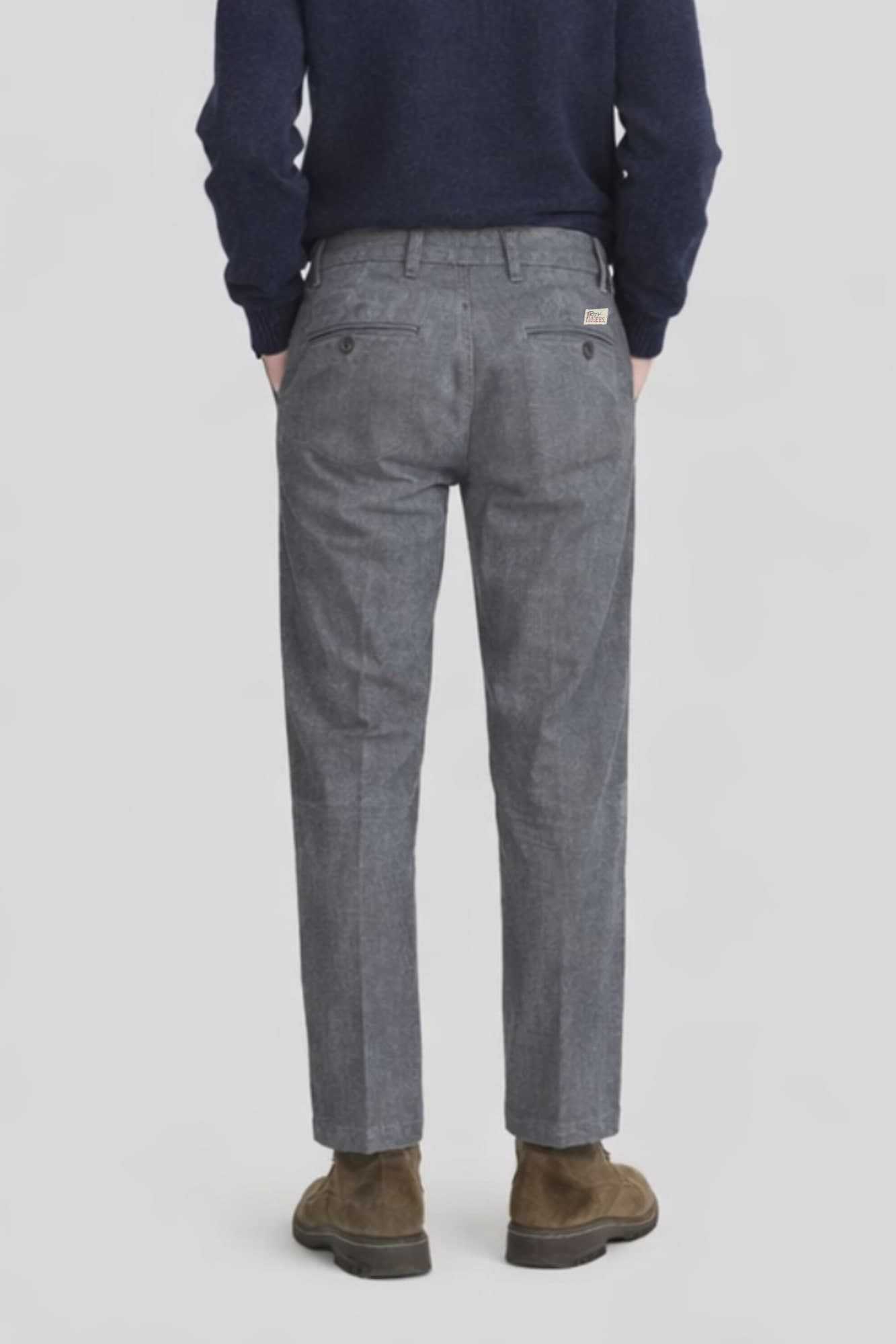 Roy Roger's Pantalone uomo chino conduit man melange in Pantaloni Broadway Red - Barletta, commercioVirtuoso.it
