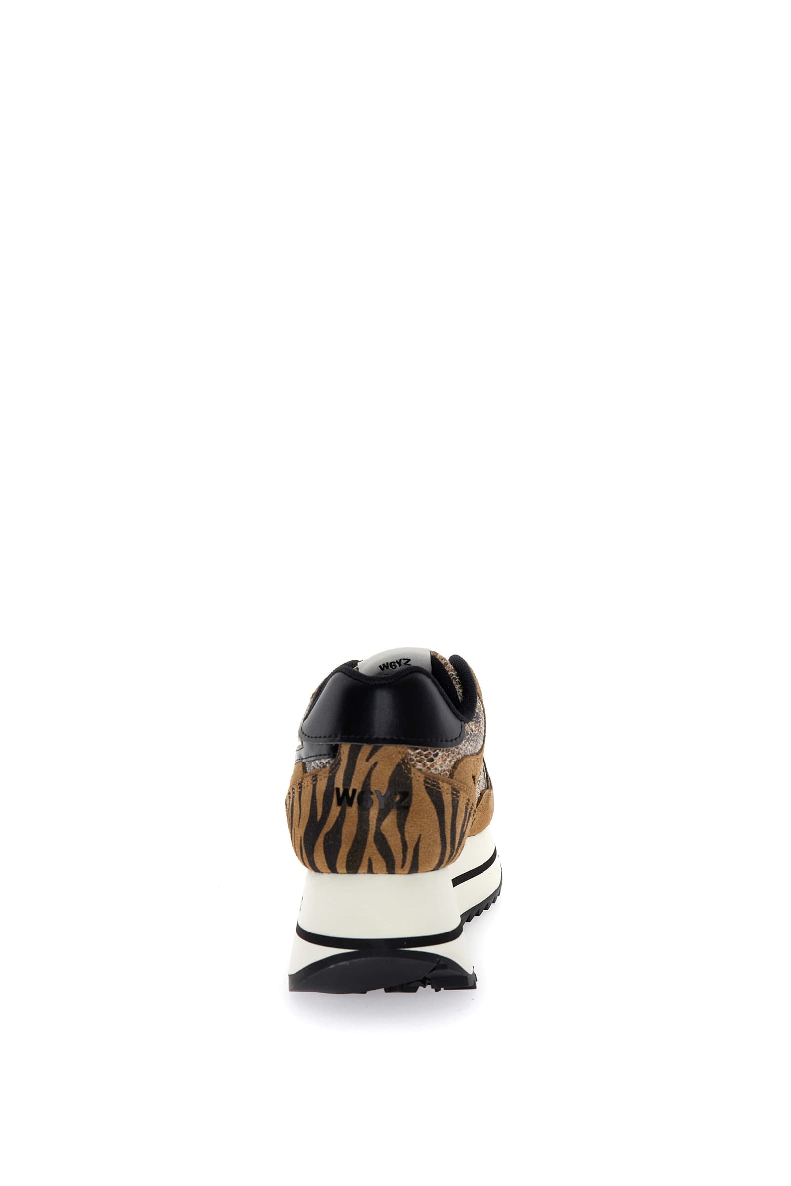 W6yz scarpe donna Home  DEVA W. - Sneakers in tessuto tecnico e suede - Brown/black/dark brown 2017405411D33 in Sneaker casual Broadway Red - Barletta, commercioVirtuoso.it