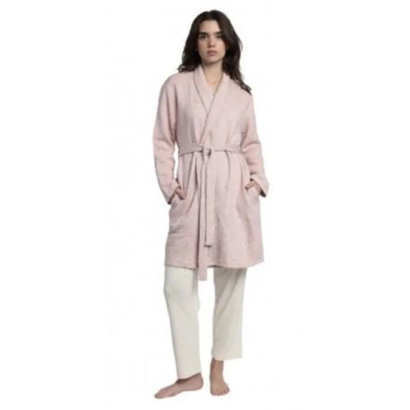 Vestaglia Donna Admas 67241 – Caldo Cotone Trapuntato Invernale con Cintura - 4