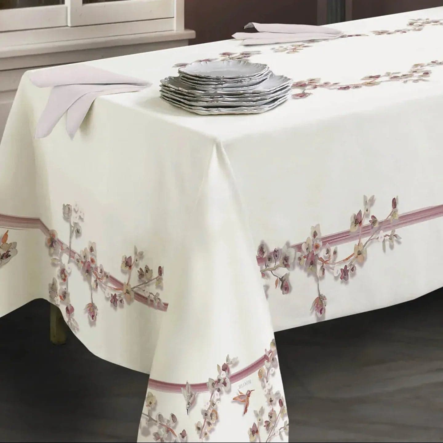 Tovaglia da Tavola x12 Tessitura Randi Almond – 150×270 cm – 100% Cotone - 2