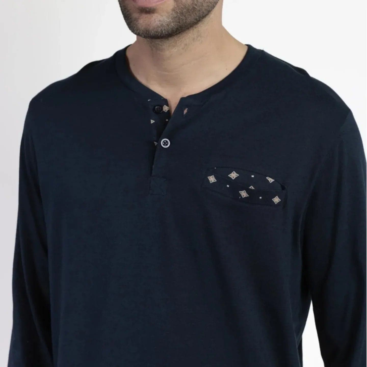 Pigiama Uomo Admas 63771 – Autunno/Inverno – Caldo Cotone e Stile Elegante - 4