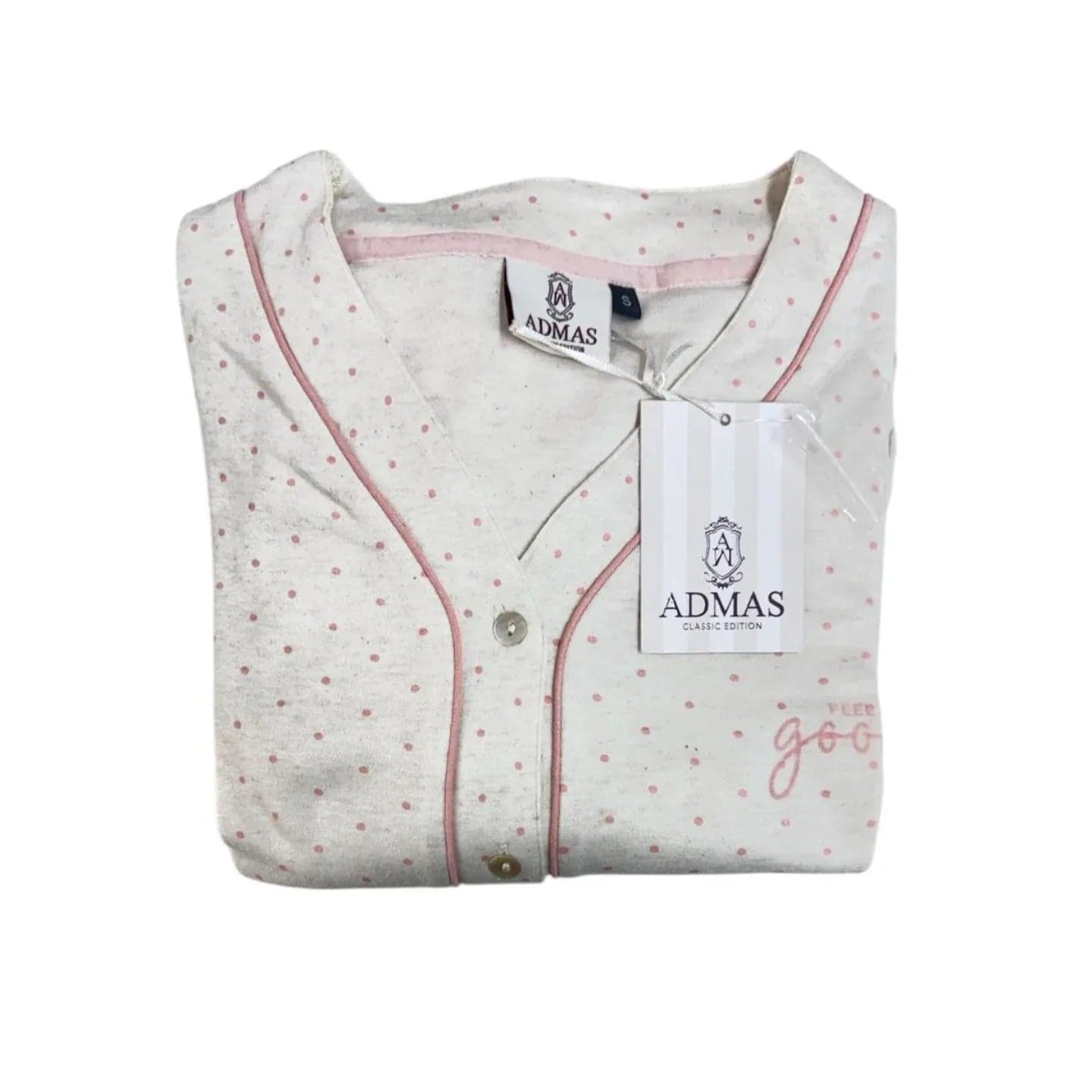 Pigiama Donna Admas Classic – Luxury Edizione Limitata – Camicia Aperta e Pantalone Lungo - 3