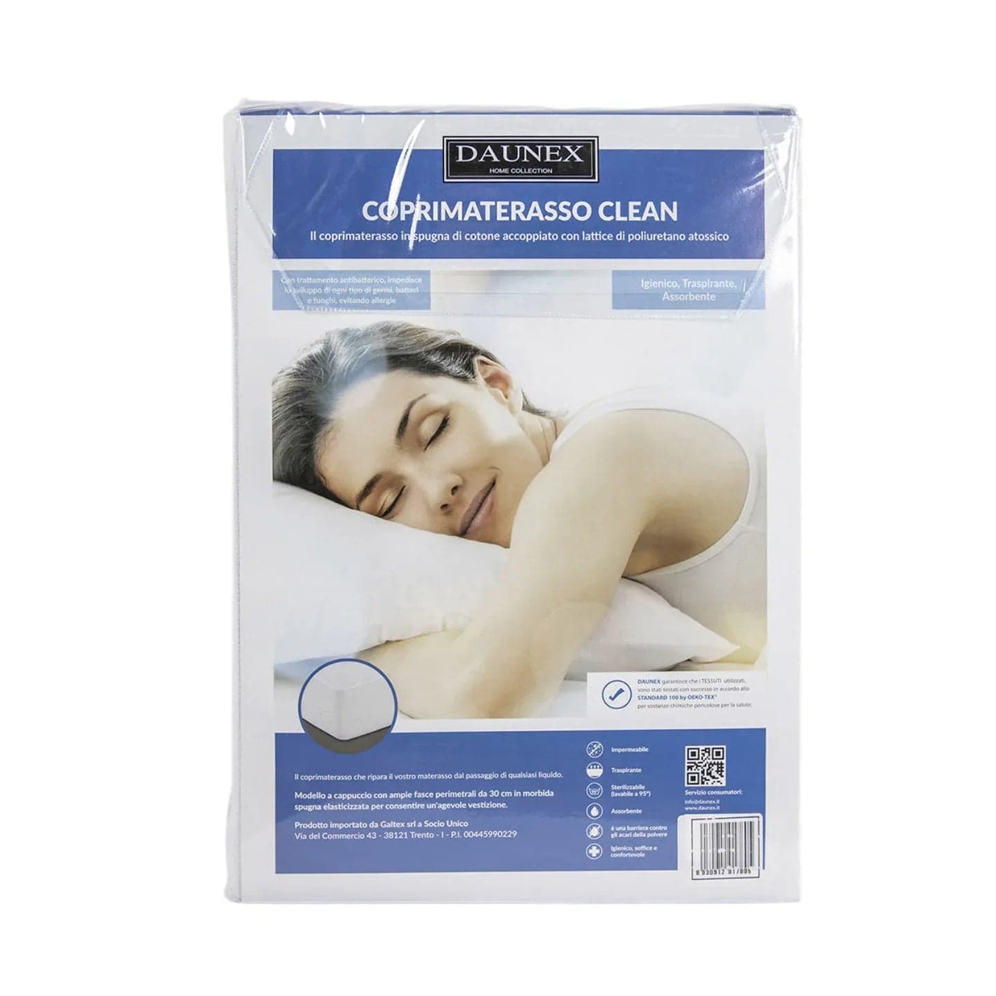 Coprimaterasso Daunex Clean 90×200+30 cm – Singolo Impermeabile in Coprimaterassi e protezioni The King Luxury - San Marcellino, commercioVirtuoso.it