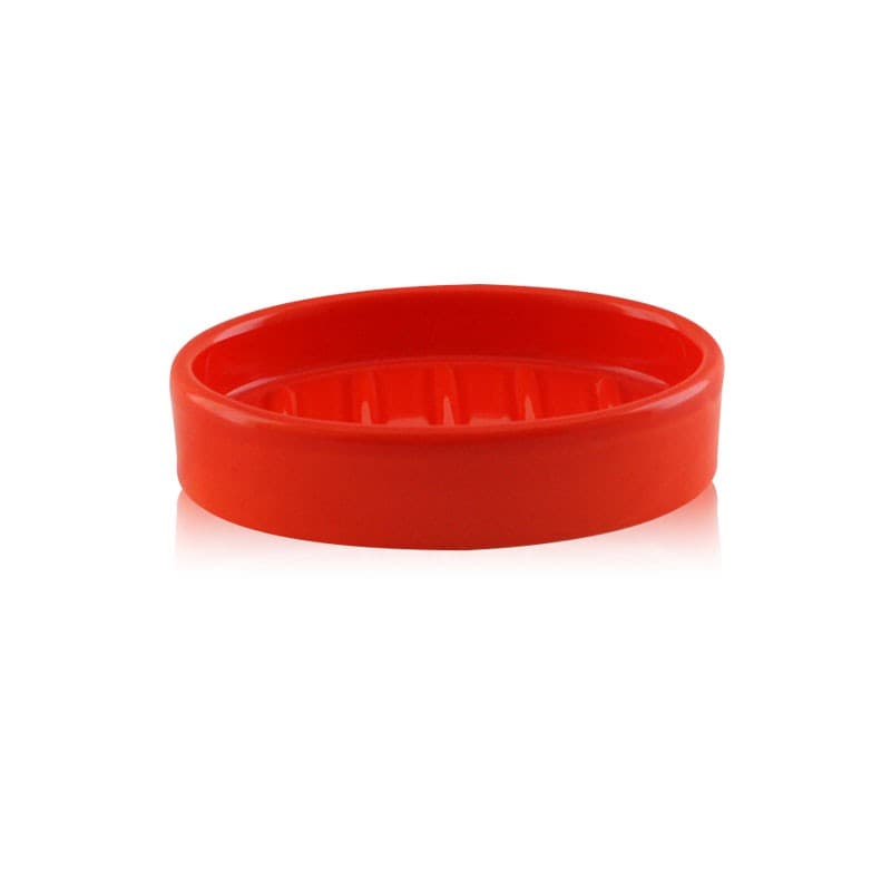 Porta sapone da appoggio ovale in ceramica - accessori bagno - 5
