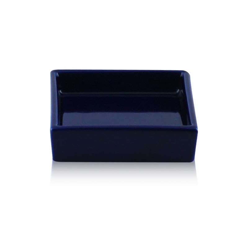 Porta sapone da appoggio quadrato in ceramica - accessori bagno - 4