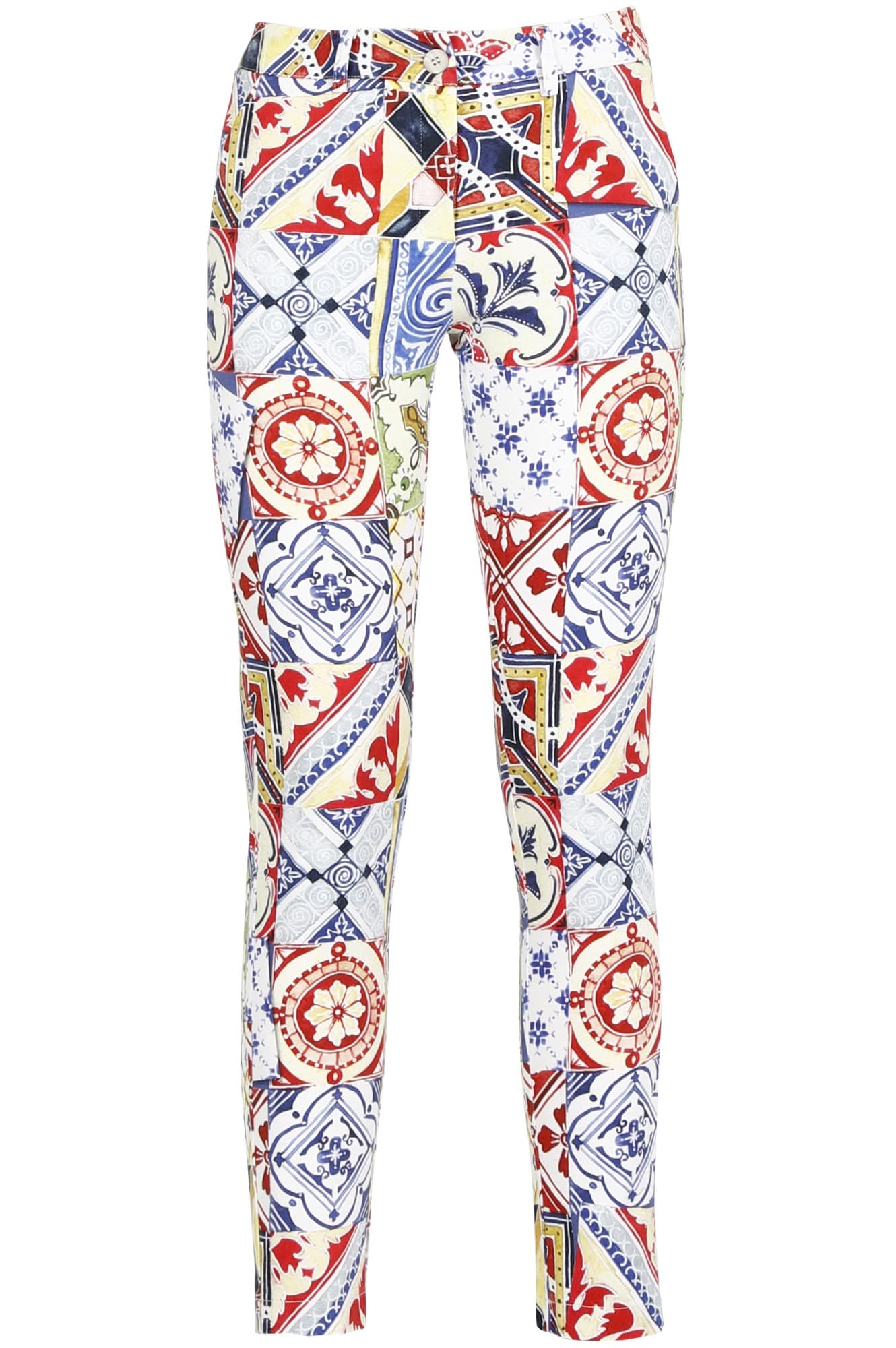 PANTALONE SLIM STAMPATO - 7