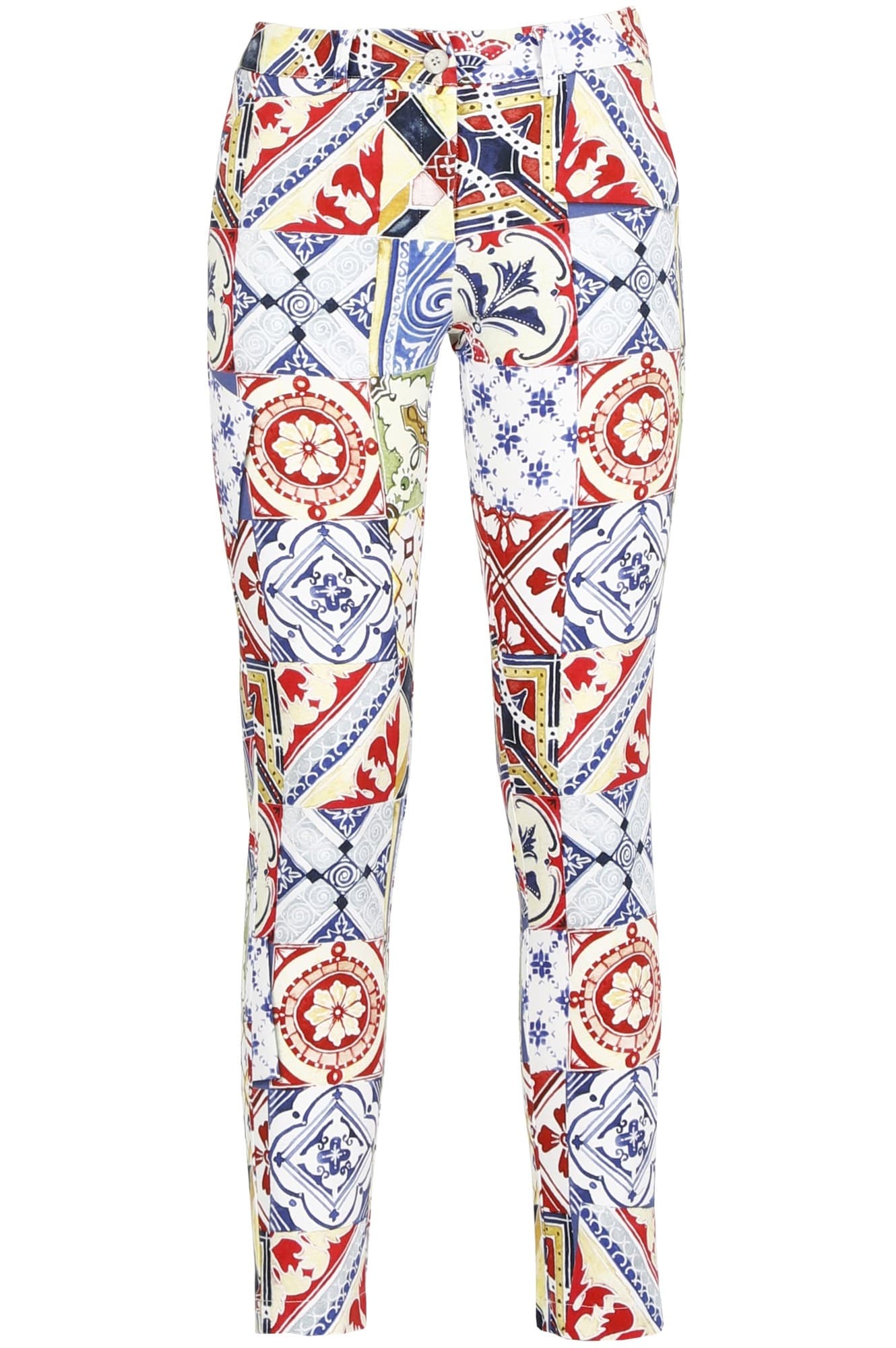 PANTALONE SLIM STAMPATO - 5
