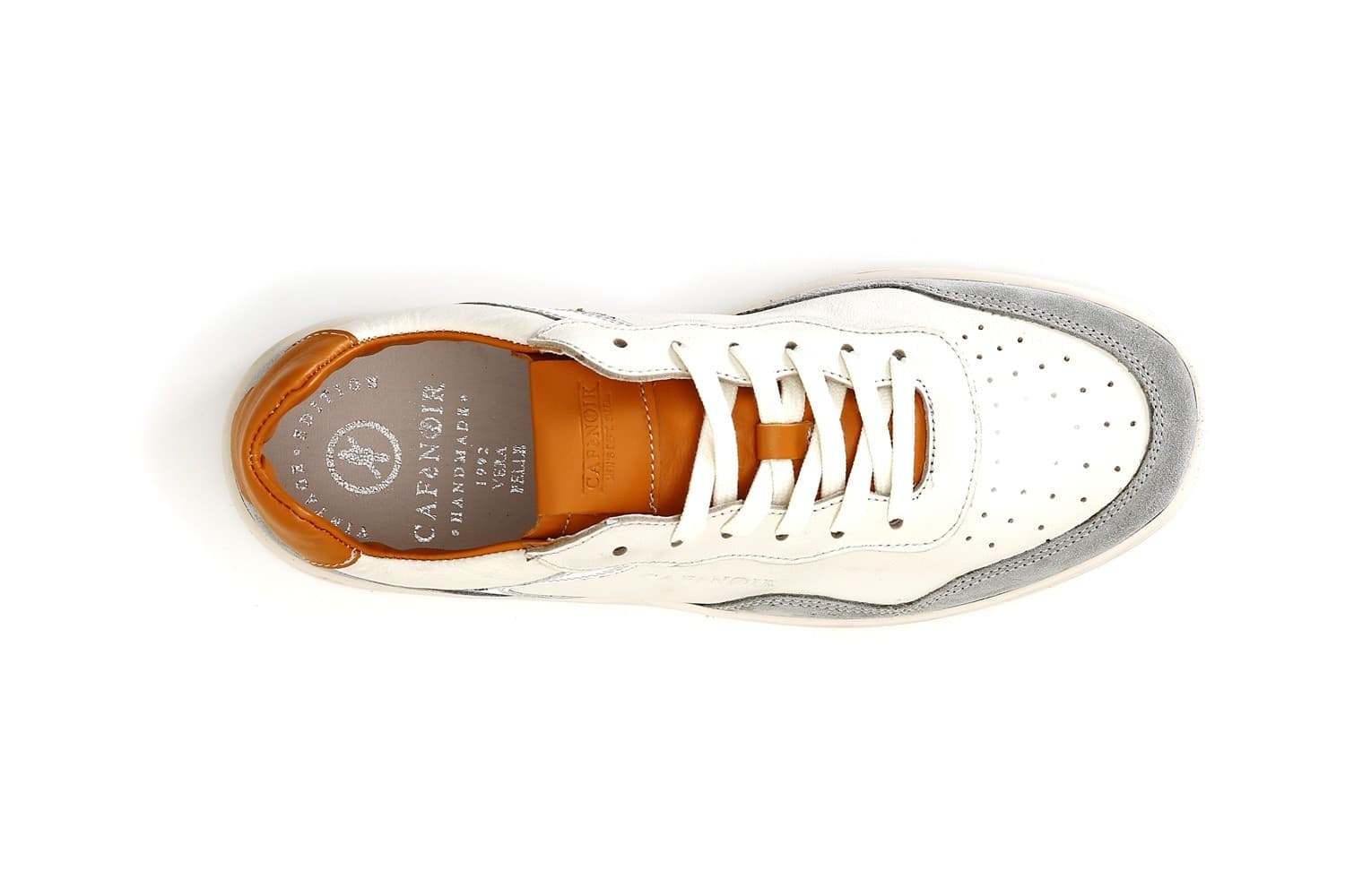 SCARPA IN PELLE E PELLE SCAMOSCIATA ALLACCIATA MULTICOLOR - 12