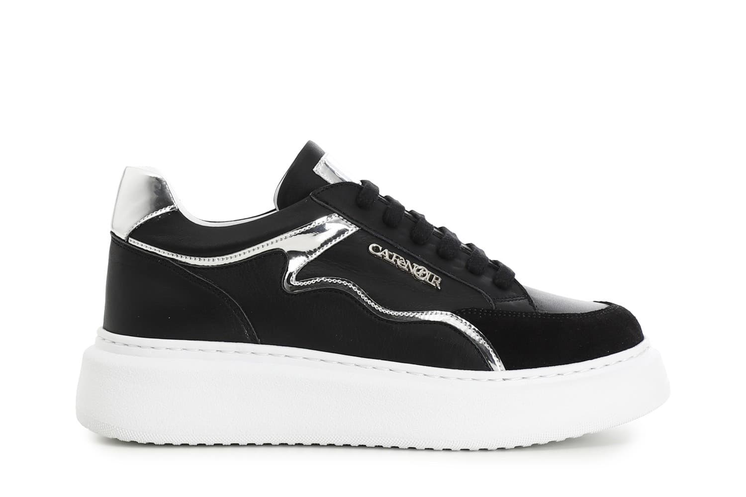 SNEAKERS IN PELLE CON DETTAGLIO SPECCHIO - 13