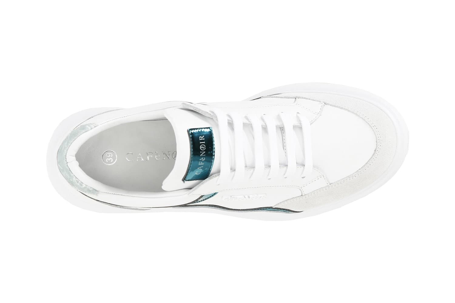 SNEAKERS IN PELLE CON DETTAGLIO SPECCHIO - 12