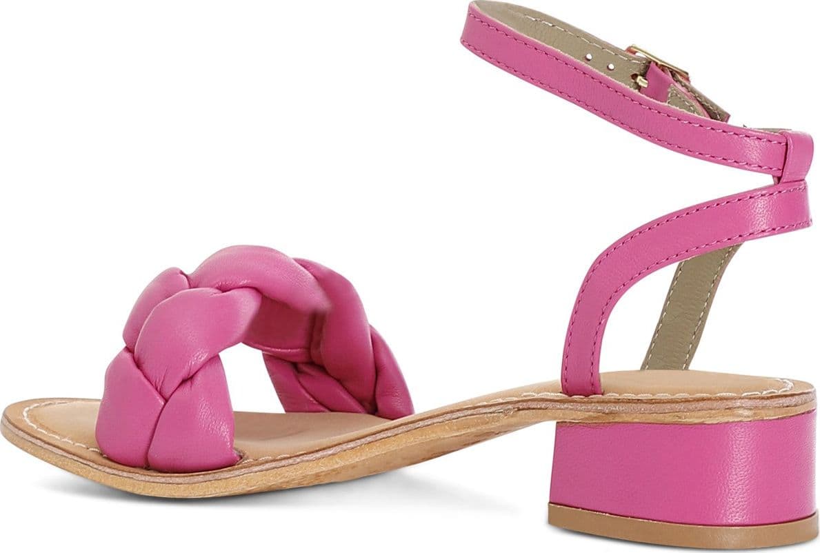 SANDALO IN PELLE INTRECCIATA - 6