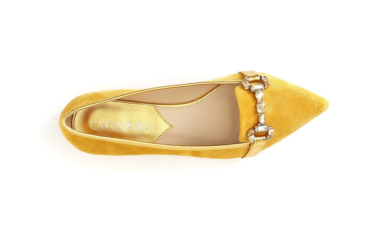 MOCASSINO IN PELLE SCAMOSCIATA CON MORSETTO STRASS - 9